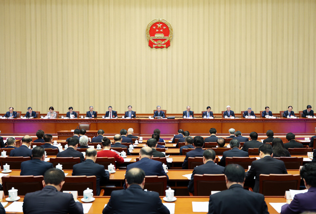 (TWO SESSIONS) CHINA-BEIJING-NPC-ANNUAL SESSION-PRESIDIUM-MEETING (CN)