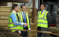 George Osborne visits George Bence & Sons