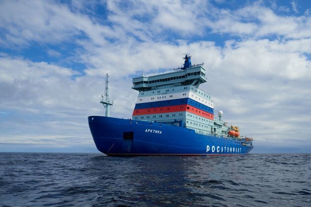 Russian Icebreaker Arktika Sets Off On Maiden Arctic Voyage