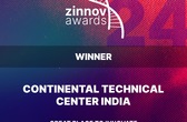 Continental's Technical Centre India wins multiple awards at the Zinnov Awards 2024