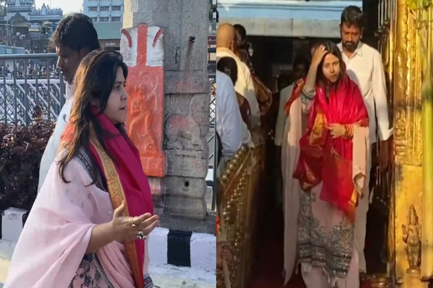 Ektaa Kapoor visits Tirumala temple, seeks blessing of Lord Venkateswara