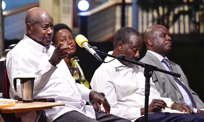 Oil prospects should not divert you from creating jobs - Museveni Oil prospects should not divert you from creating jobs - Museveni