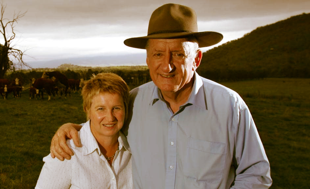Tim Fischer with wife Judy. Applications are now open for the inaugural Tim Fischer Fellowship. 