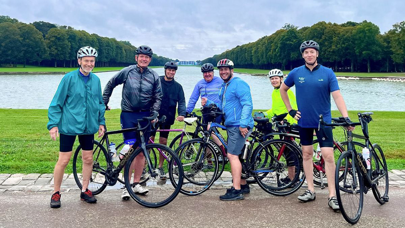 Saniflo UK cyclists complete epic London-to-Paris cycle 