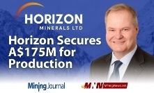 Horizon Secures A$175M for Production