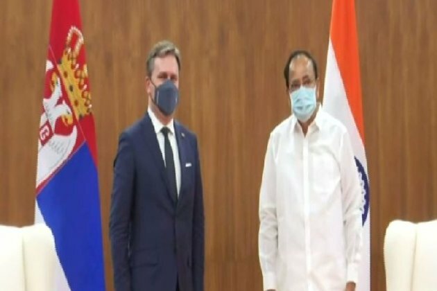Serbian Foreign Minister calls on VP Naidu