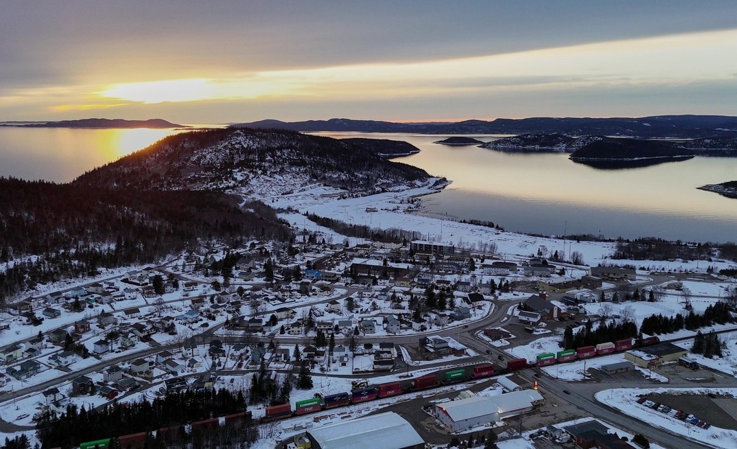 View of the township in Marathon, Ontario.