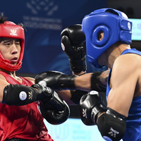(SP)CHINA-CHENGDU-THE WORLD GAMES 2025-MUAYTHAI-MEN'S -86KG-QUARTERFINALS(CN)
