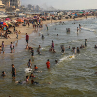 MIDEAST-GAZA CITY-SEA
