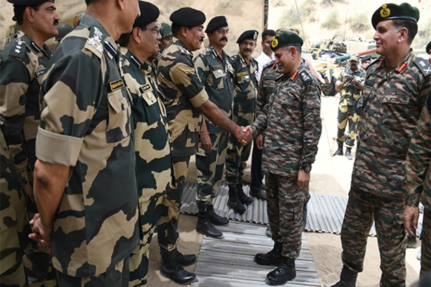 COAS Gen Upendra Dwivedi visits Tanot, praises forces for role in Operation Sindoor