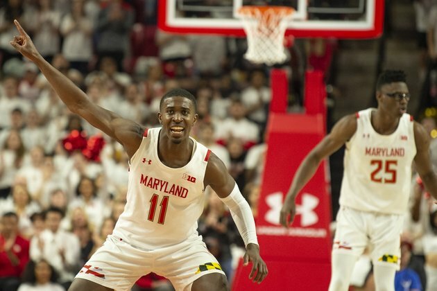 Maryland rolls to easy win over Navy