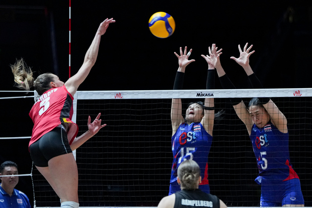 (SP)CHINA-BEIJING-VOLLEYBALL-VNL-BELGIUM VS THAILAND (CN)