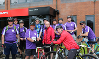 W. Howard cyclists raise funds for community charity