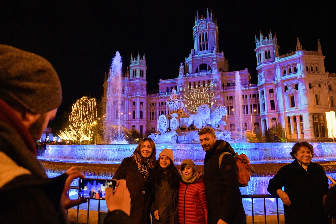 SPAIN-MADRID-CHRISTMAS LIGHT-UP CEREMONY