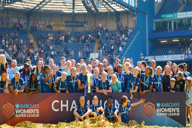 Chelsea become first team to complete unbeaten WSL season after win over Liverpool