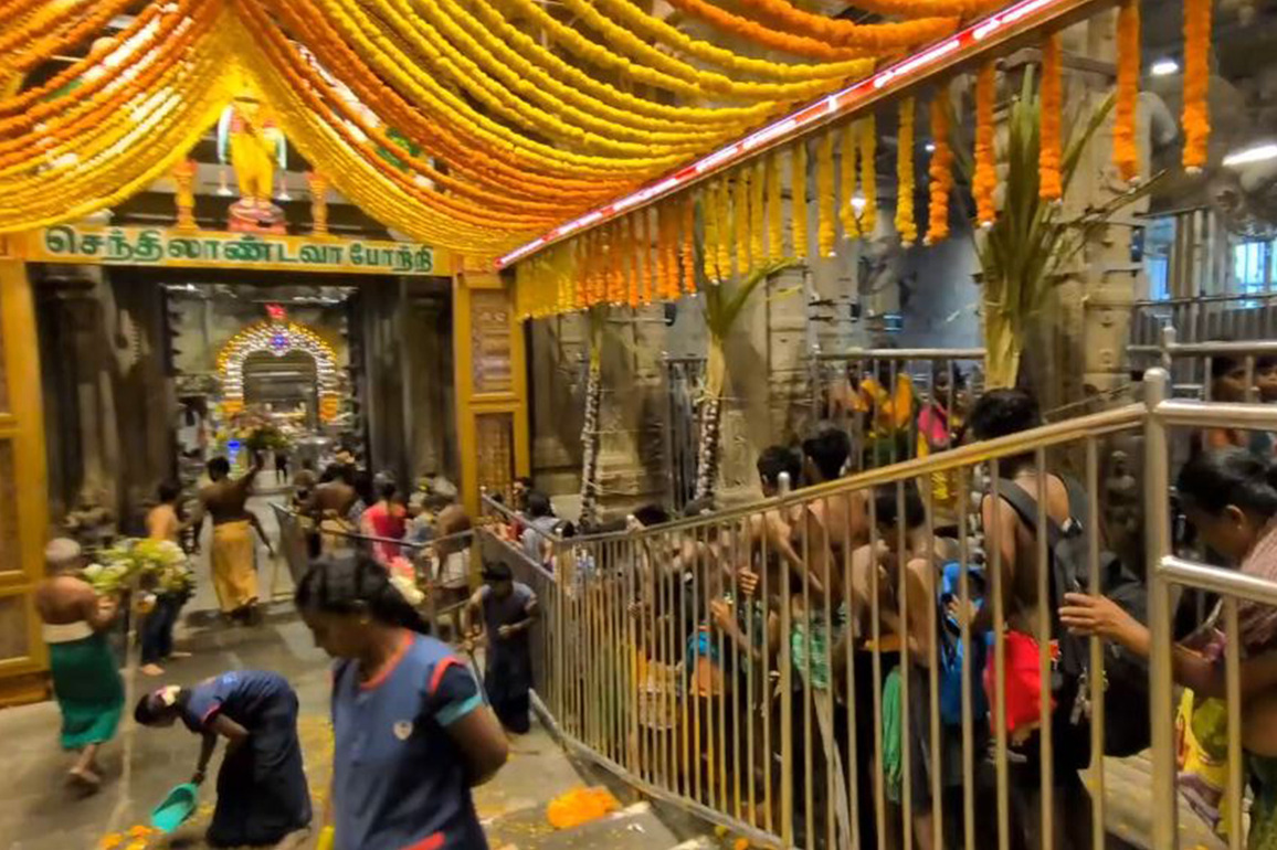 Vaikasi Visakam: Devotees offer prayers, Kavadi at Thiruparankundram Murugan temple in Madurai