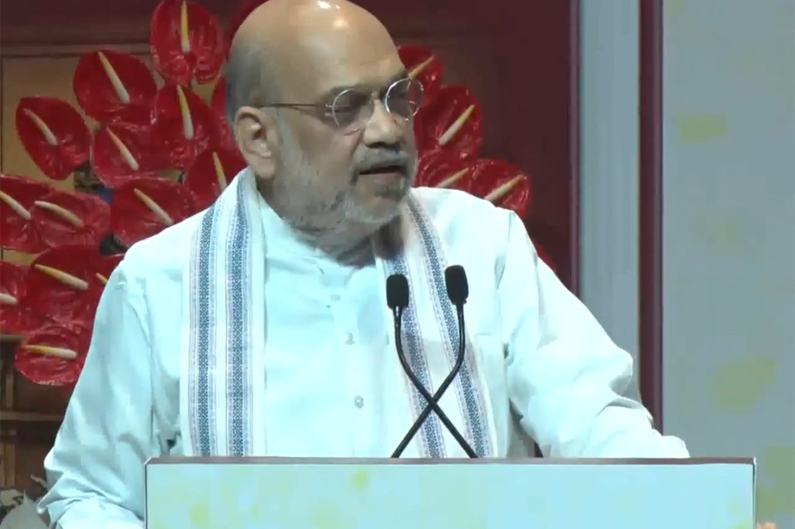 "Every change...accepted without shedding a single drop of blood": Amit Shah hails India's peaceful democratic evolution at Tushar Mehta's dual book launch