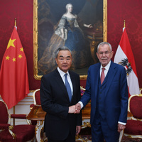 AUSTRIA-VIENNA-PRESIDENT-CHINA-WANG YI-MEETING