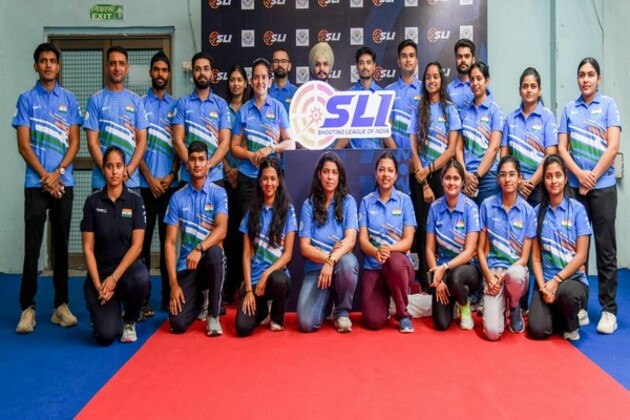 Indian athletes' express excitement for Shooting League of India as NRAI unveils logo in New Delhi