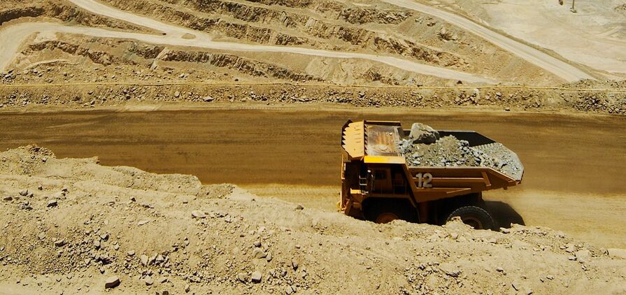 The Lomas Bayas copper mine in Chile