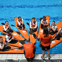 (SP)CHINA-CHENGDU-THE WORLD GAMES 2025-CANOE POLO-WOMEN'S QUARTERFINALS-NED VS CHN (CN)