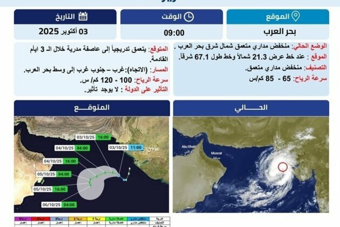 Arabian Sea depression to strengthen into tropical storm; no impact on country: NCM