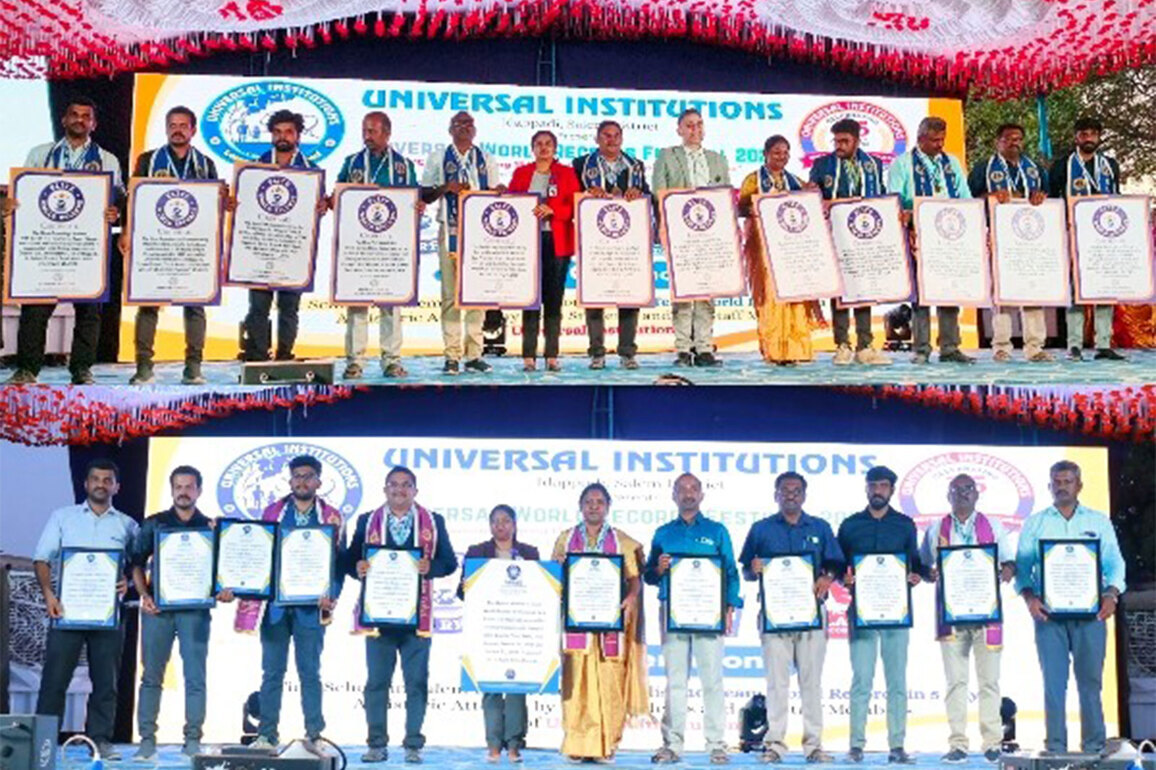 Universal Institutions in Salem Achieve 11 Team Elite World Records as Part of 15 Years of Academic Excellence