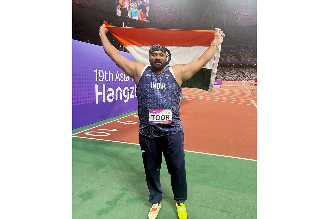 Tajinderpal Singh Toor wins shot put title at Sangrur leg of Indian Athletics Series