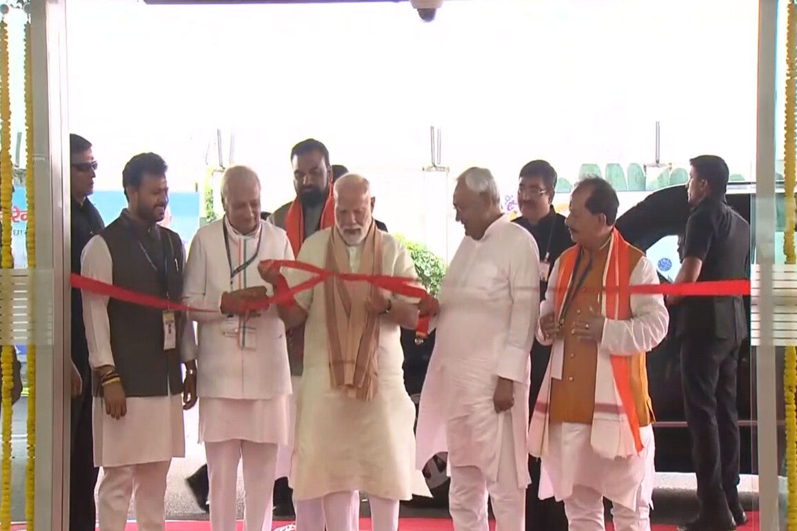 Bihar: PM Modi inaugurates interim terminal building at New Civil Enclave of Purnea Airport