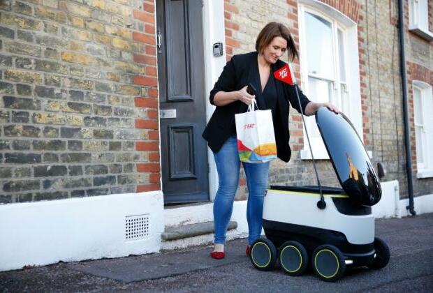 Tech startup Avride partners with Grubhub on food delivery robots