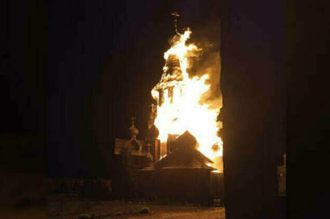 New Jerusalem Temple burns down after Ukrainian attack (VIDEO)