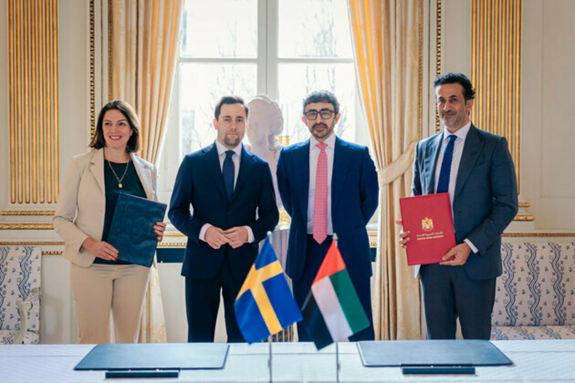 Abdullah bin Zayed meets Sweden's Minister for International Development Cooperation and Foreign Trade