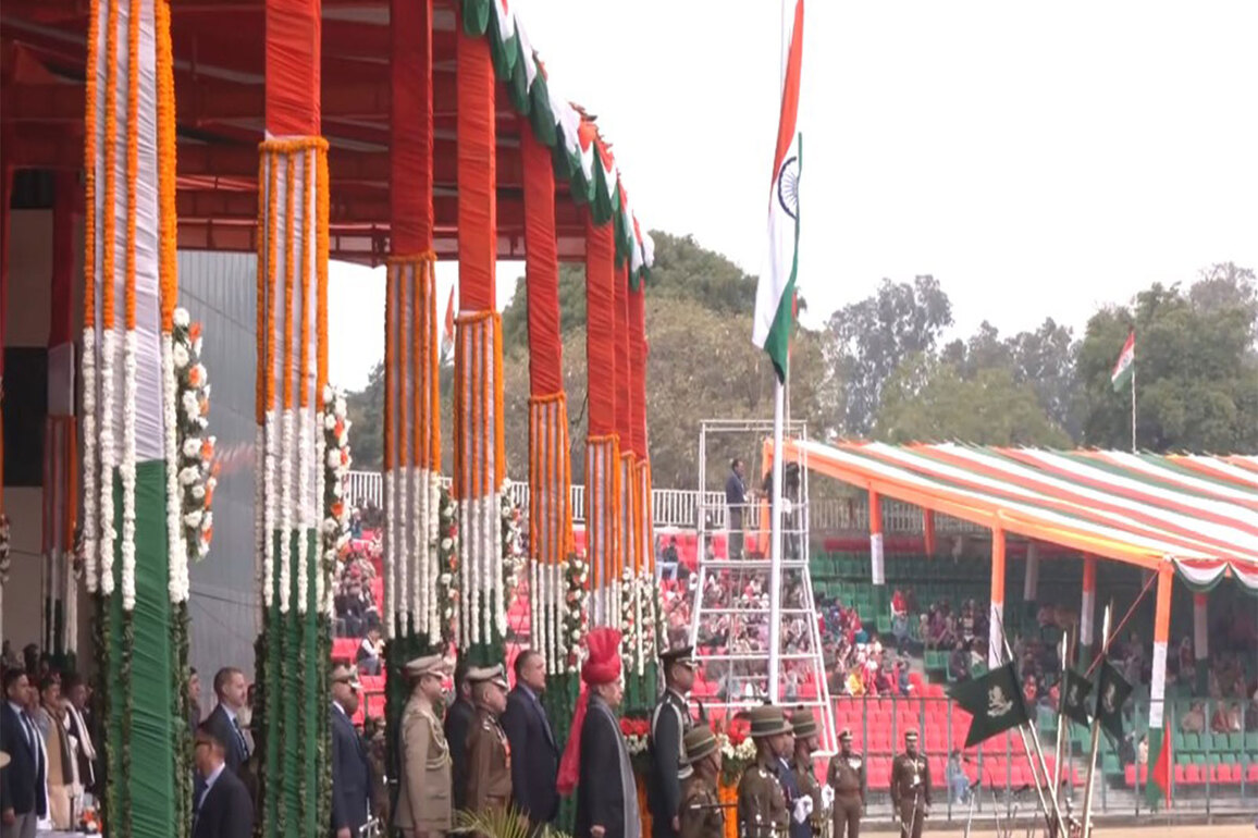Unfurling flags and remembering fallen soldiers: Nation celebrates 77th Republic Day