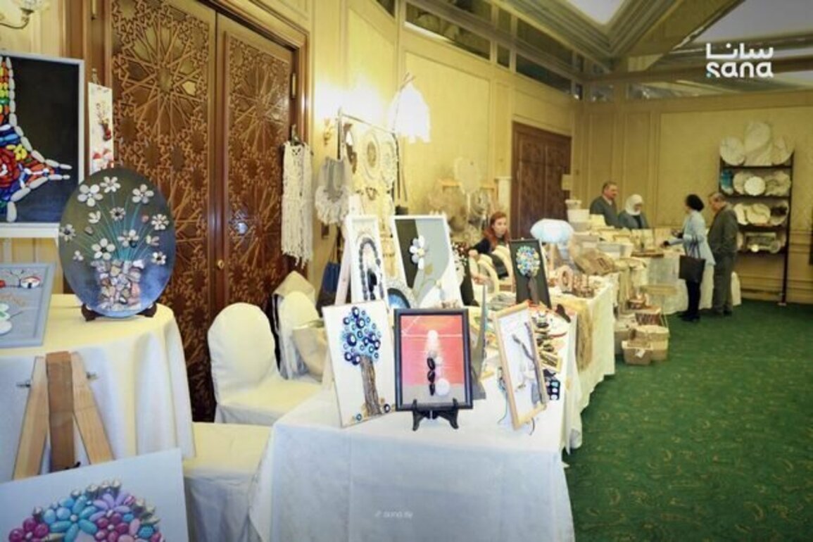 Artisanal business event in Damascus highlights womens economic role