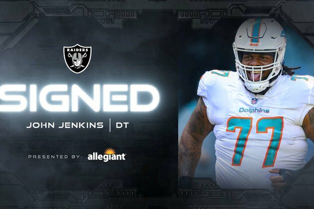 Raiders sign DT John Jenkins