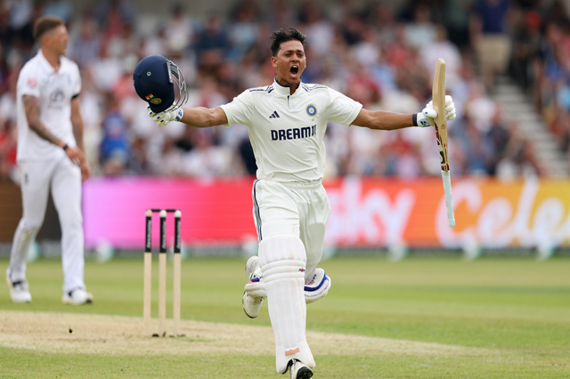 1st Test: Yashasvi Jaiswals majestic ton powers India to 215/2 at Tea against England