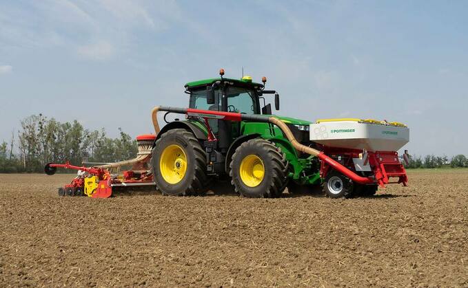 Pottinger expands seeding options with folding combi-drill and front tank