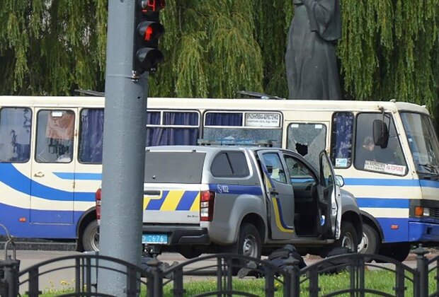 Armed Man In Ukraine Seizes Passenger Bus, Takes Hostages