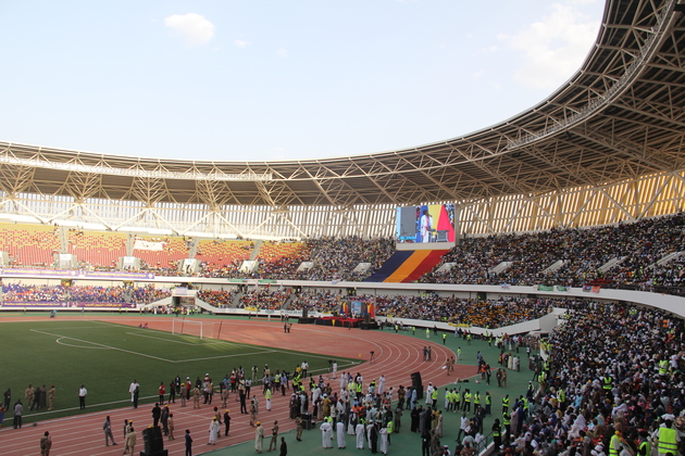 CHAD-N'DJAMENA-CHINA-DONATED STADIUM-INAUGURATION