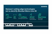 Siemens consortium bags order for electrification of Mumbai Metro Line 2B