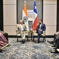 Chilean President Boric meets EAM Jaishankar, pays homage to Mahatma Gandhi at Raj Ghat