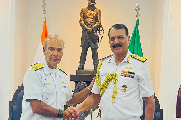 CNS Admiral Tripathi meets Brazilian Navy Commander, discusses expanding defence cooperation between navies