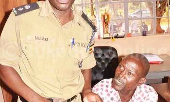 Sserwadda nga yaakakwatibwa poliisi. Sserwadda nga yaakakwatibwa poliisi.