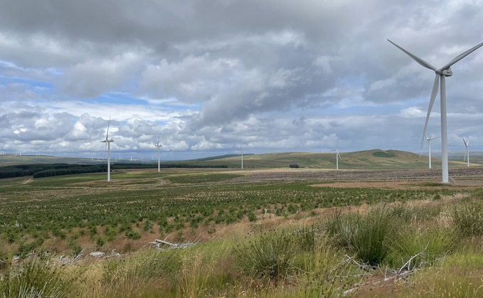 The Andershaw wind farm is south of Glasgow | Credit: Statkraft