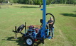  The LST1G+. It is a lightweight trailer-mounted drill rig that can be towed using an ATV or small pickup