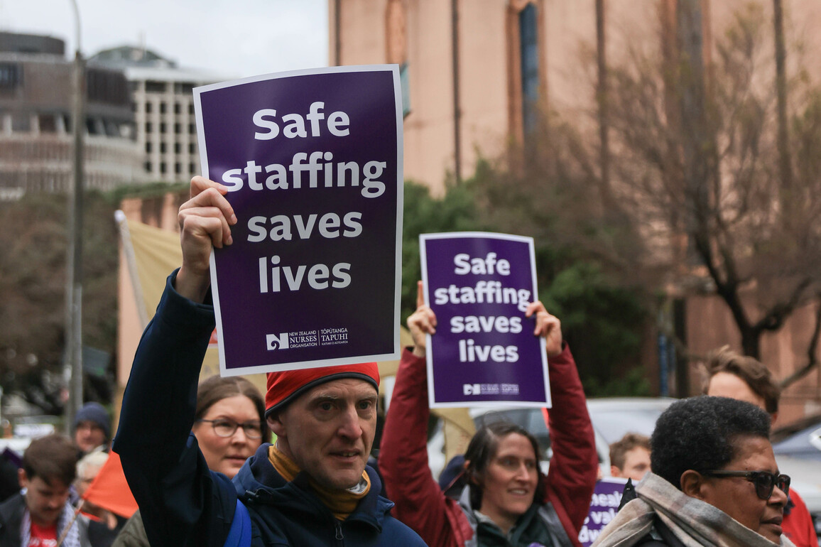 NEW ZEALAND-NURSES-STRIKE