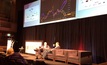 Richard Morrow and Willem Middelkoop on stage at ResourceStocks Sydney 2018