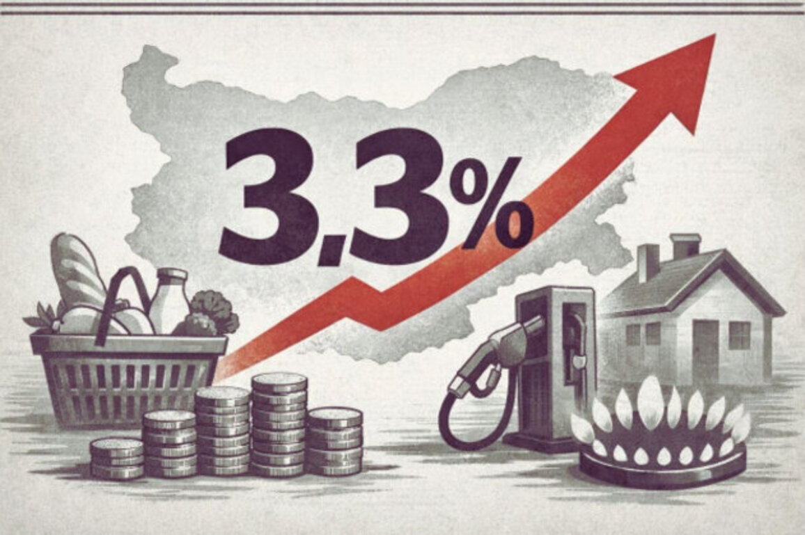 Annual Inflation in Bulgaria Hits 3.3%, Some Prices Soar 36%
