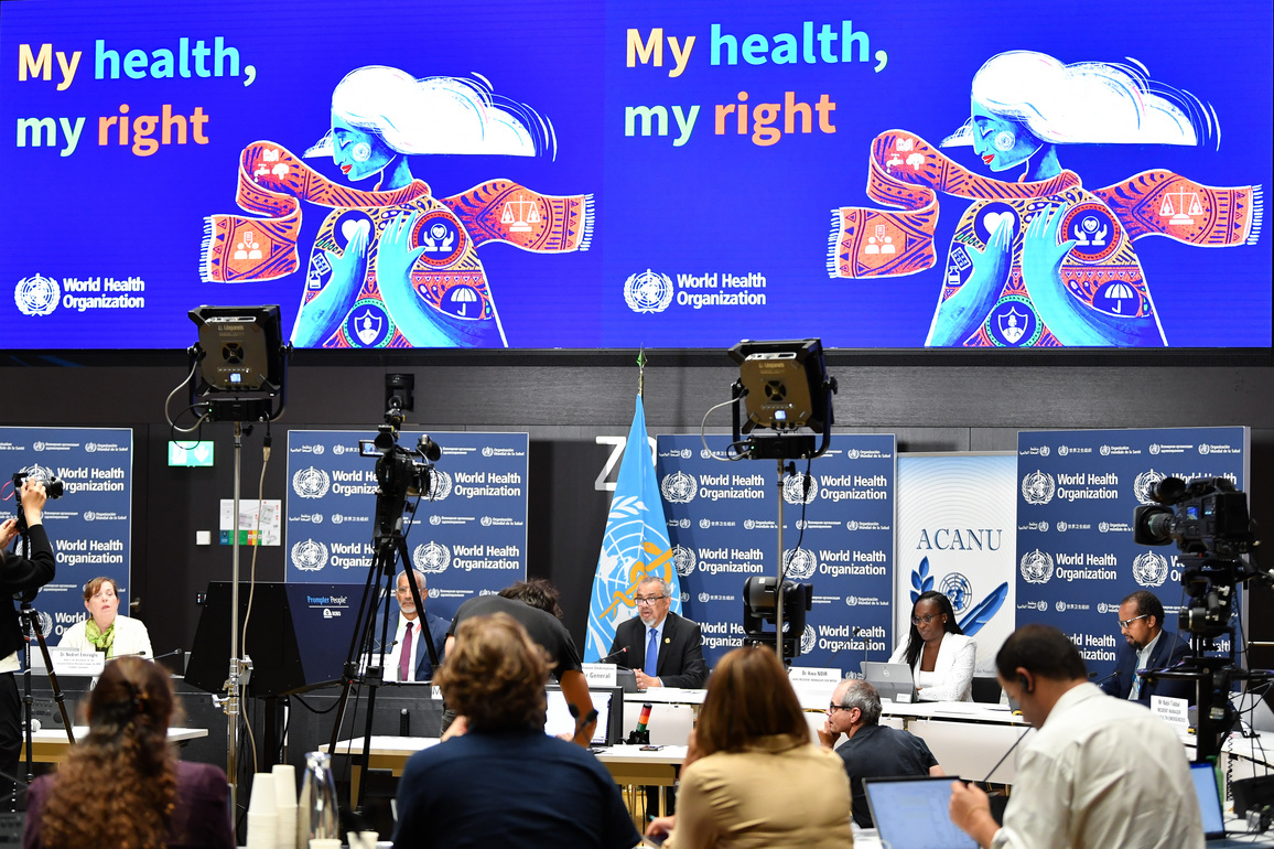 SWITZERLAND-GENEVA-WHO-PRESS BRIEFING-GAZA