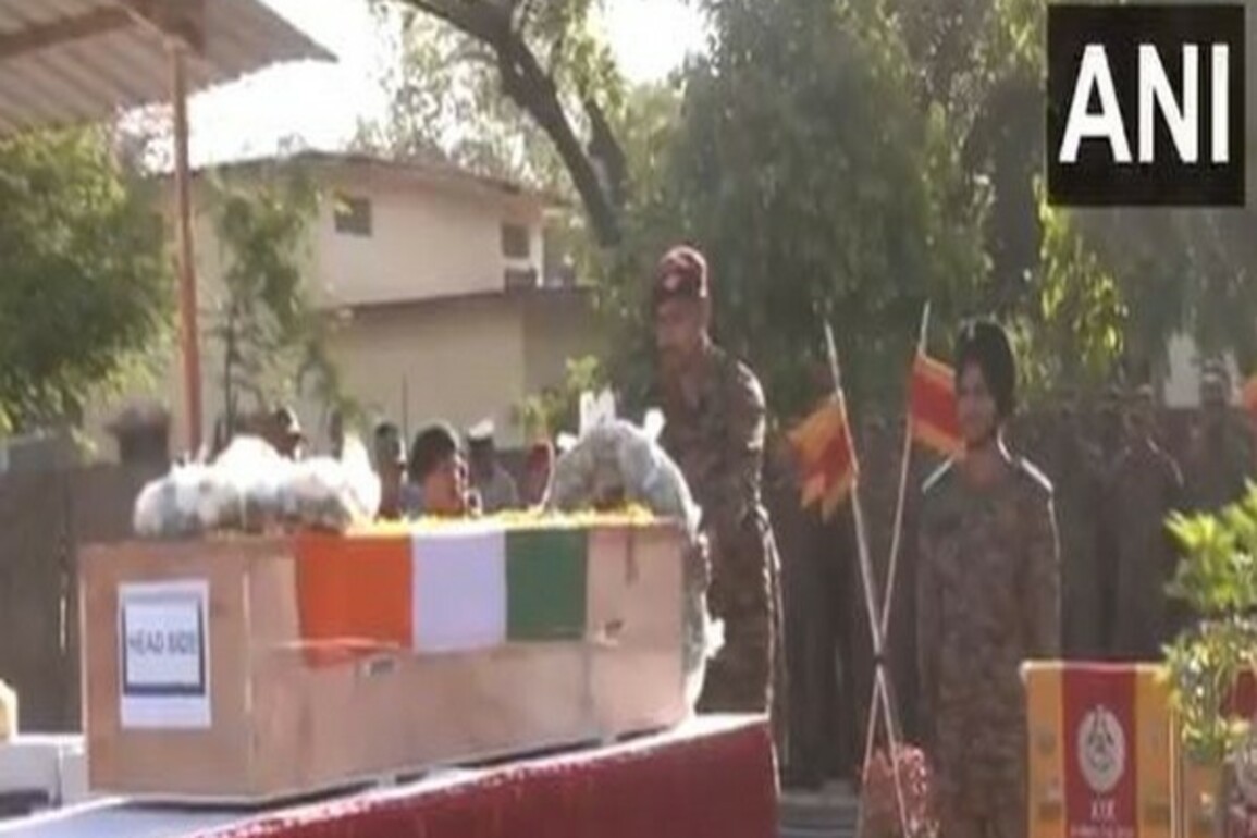 J-K: Wreath-laying ceremony held for Havildar J Ali Shaikh killed in Udhampur encounter